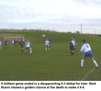 Late defeat against Hollymere.