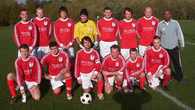 The official team picture taken before the home game against Gala