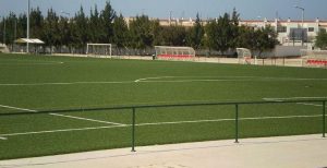 Municipal 3G pitch. Venue for the game against Juventude Sport Campinense/Loulé on Friday afternoon.