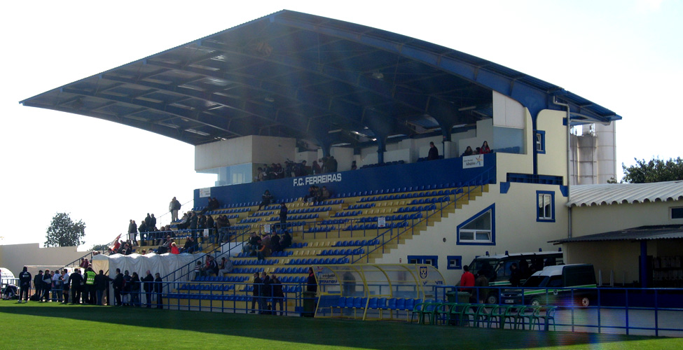 Estadio da Nora. Venue for the Saturday game against FC Ferreiras.