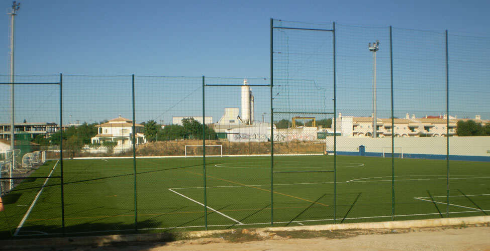 FC Ferrerias artificial 3G turf pitch. The new venue for Saturday afternoon's game.