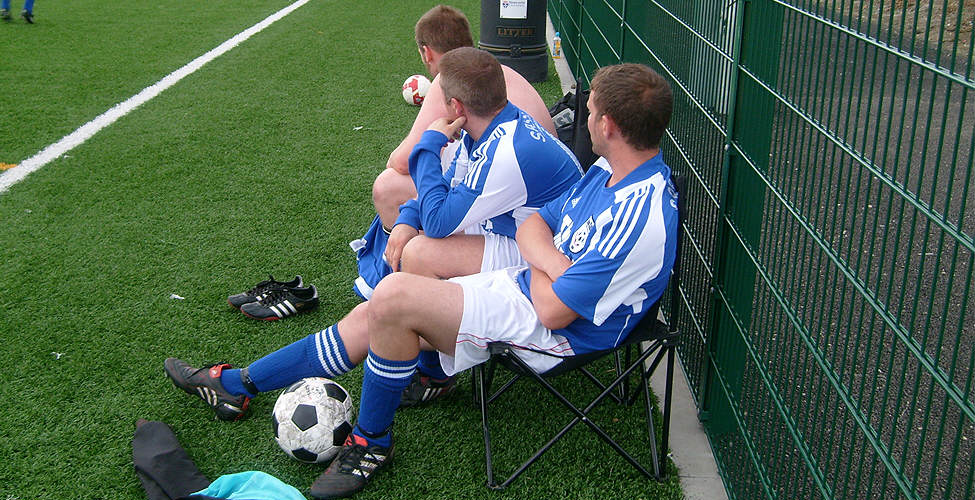The miserable bench. McDermont, Langan and Dixon.