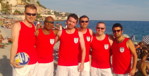 The beach volleyball team. A first for Sassco.co.uk.